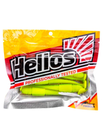 Виброхвост Helios Minoga 3,75"/9.5 см Golden Lime 5шт. (HS-17-048)