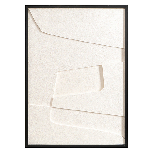 Панно декоративное с эффектом 3d minimalism, с черной рамой, 50х70 см