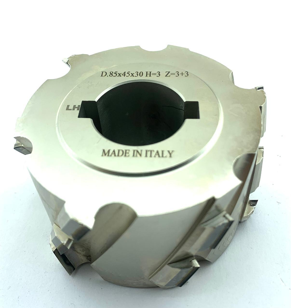 PCD фреза D.85x45x30+DKN Z=3+3 H=3 LH + RH