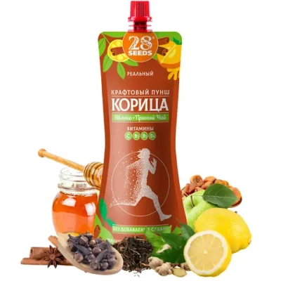 Крафтовый Пунш КОРИЦА «Яблоко + Пряный Чай»