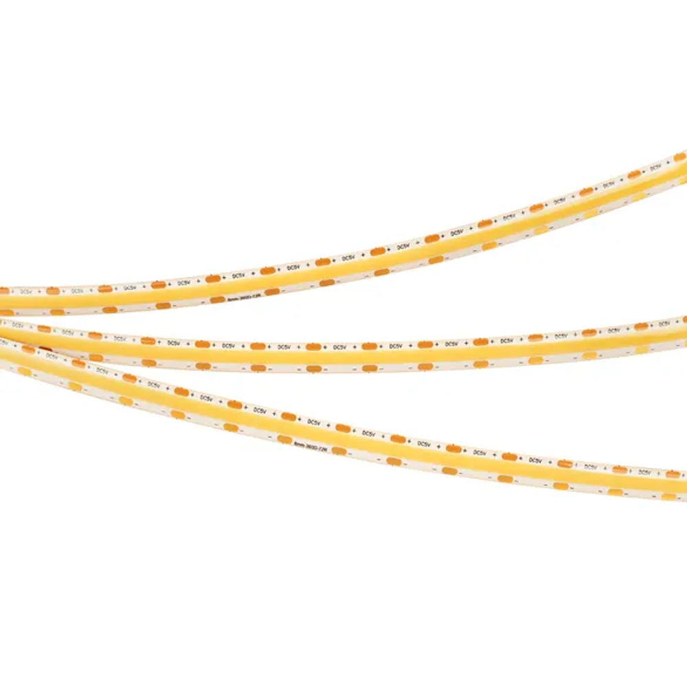 Светодиодная лента герметичная COB-SE-X360-8mm 5V Warm3000 (5 W/m, IP65, 5m) (Arlight, -) 041709(1)