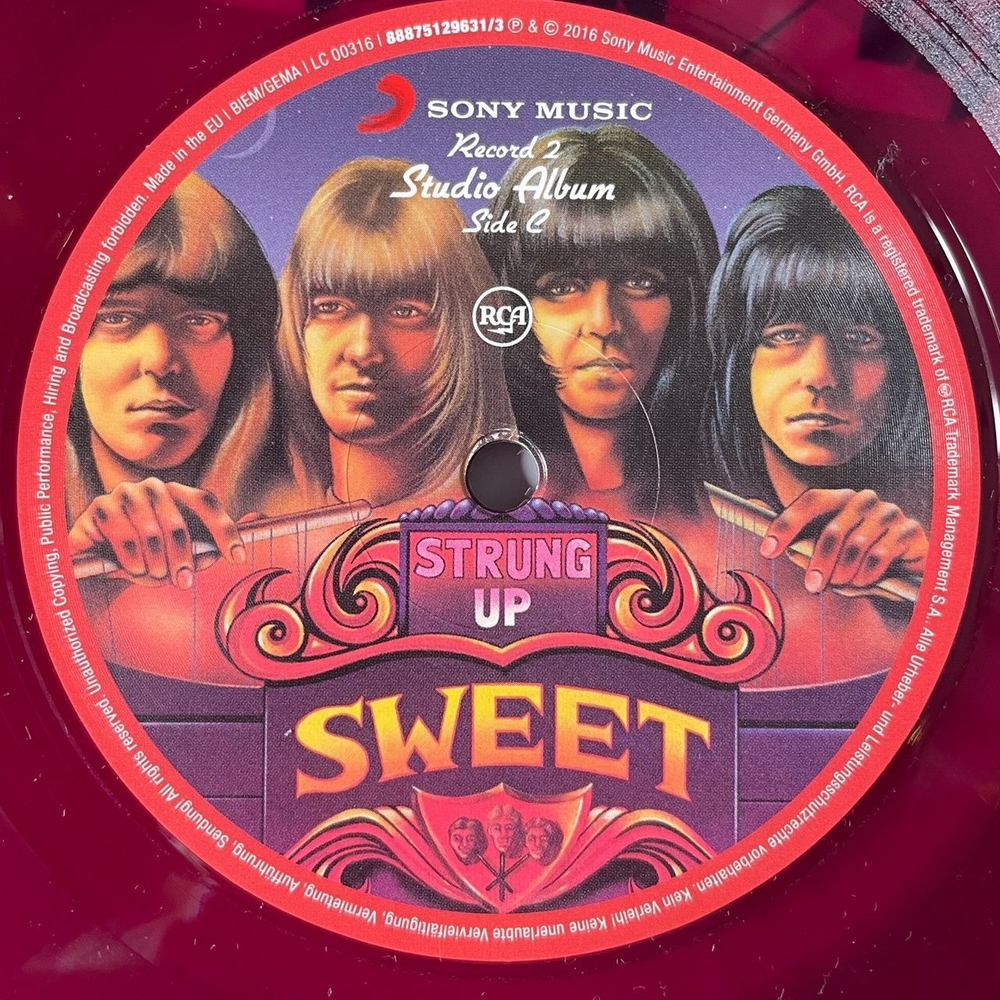 Винтажная виниловая пластинка LP Sweet Strung Up (Germany 2016) (Purple Vinyl) Fox On The Run