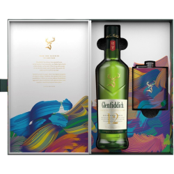 Виски Glenfiddich 12 0,7 л. В подарочной упаковке с фляжкой