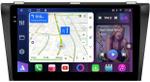 Магнитола для Mazda 3 BK, Axela 2003-2009 - FarCar S400-TS18 монитор 9.5" QLED на Android 14, CarPlay, 4G SIM-слот