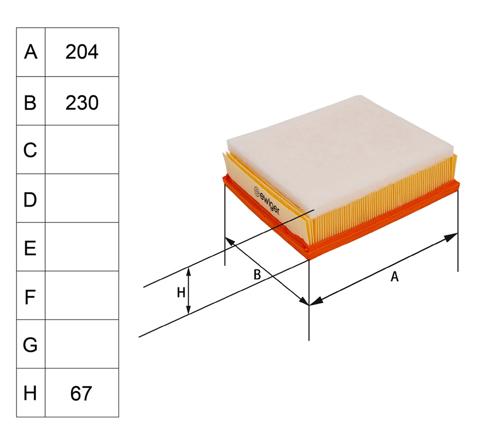 EWIGER - EW111050110-EWI - Air Filter