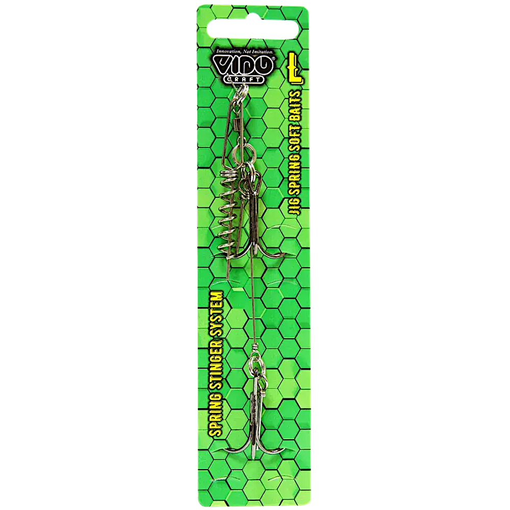 Стингер для приманок Vido Craft со спиралью VD-STJS 1шт Jig Spring Soft Baits Тройник -