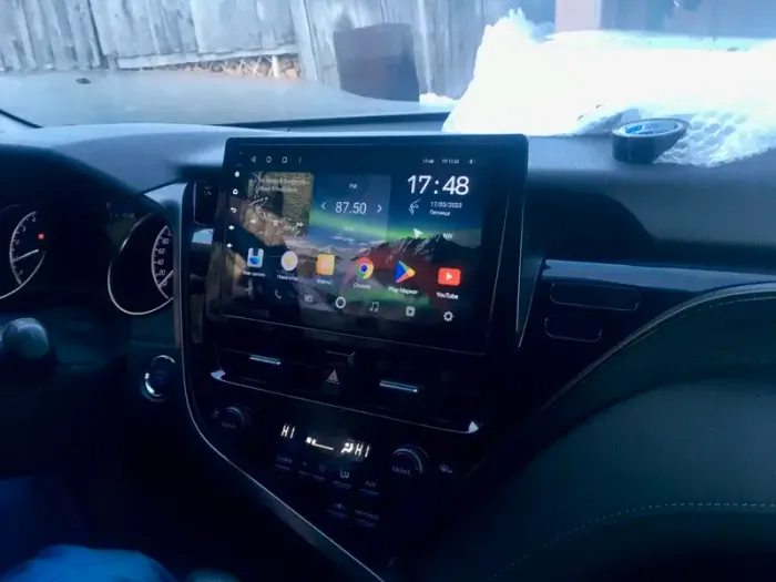 Магнитола для Toyota Camry 70 (75) 2021-2023 - ZX474R10-7862 Android 10, Быстрая, QLED, CarPlay, 4G SIM-слот