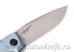 Нож Zero Tolerance 0044BLU S90V Button Lock Flipperфотография - 6