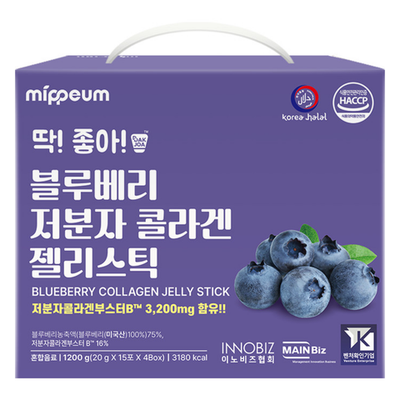 Mippeum Dak Joa Blueberry Collagen Jelly Stick 60шт