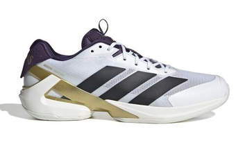 Мужские кроссовки теннисные Adidas Adizero Ubersonic 5 M NM - cloud white/core black/aurora plum