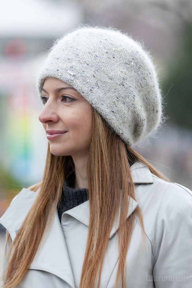 6926В Берет (Бежевый / 57-58 / 0.3 / 30х30х6)