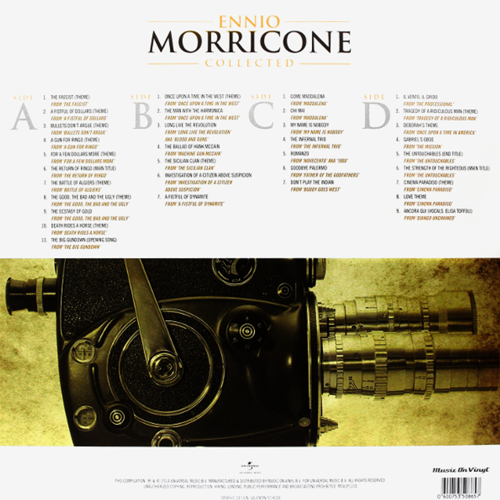 Ennio Morricone / Collected (Clear Vinyl)(2LP)