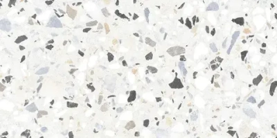 Настенная плитка ALMA Ceramica TWU09BLB004 Bilbao 50x24.9 белая глянцевая под терраццо