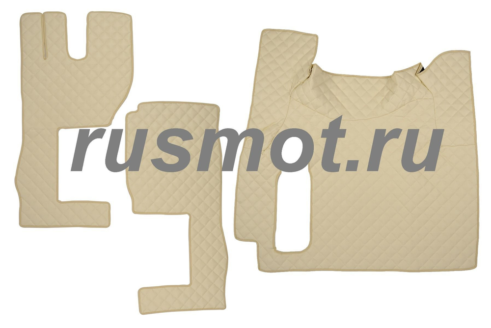 Коврики стеганые из искусственной кожи Volvo 2002-2008 г. механика (Польша)