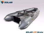 Лодка надувная моторная solar-470 strela jet tunnel