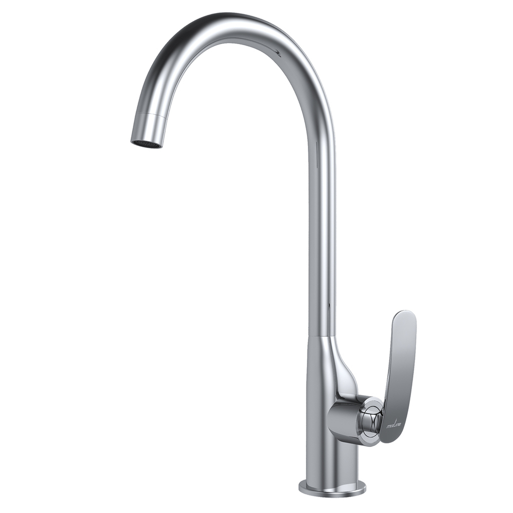 Смеситель для кухни 30k MIXLINE МЛ21-032(ML21-032) "Элегия" высокий излив боковая ручка