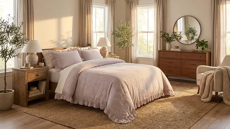 КПБ MAJOLİ Milagros Ren CHARM Евро 200*220-1шт. 240-260, 50*70-2шт. Вар. Хлоп.