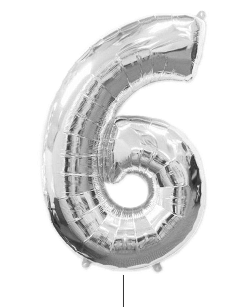 Цифры «6» серебро