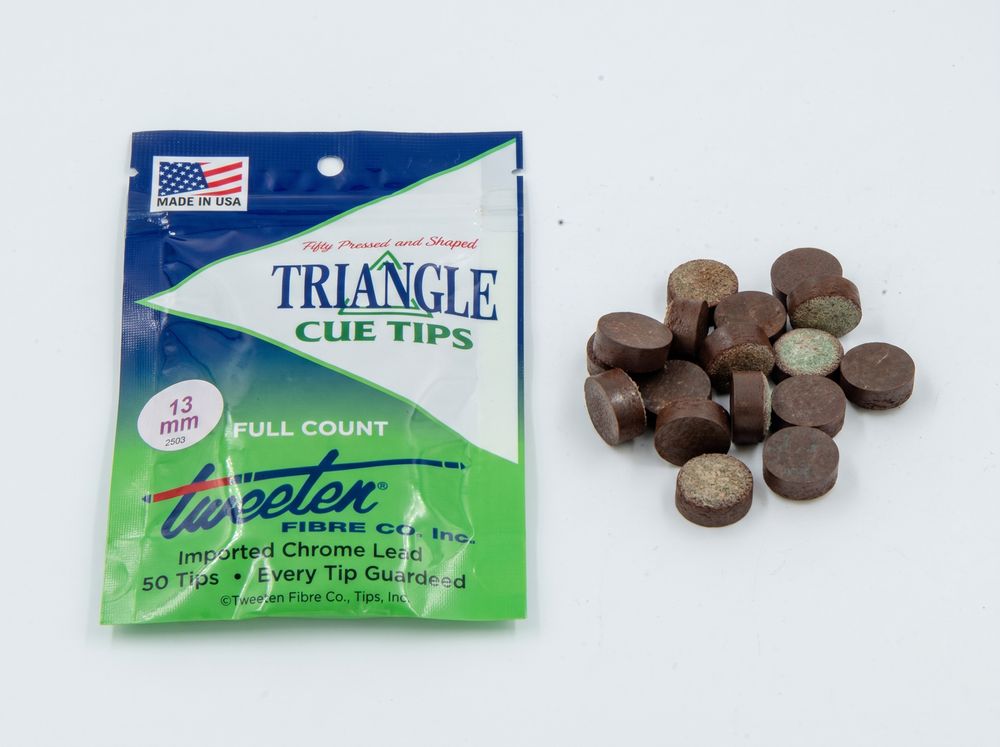 Упаковка наклеек для кия "Triangle"13 мм (50 шт)