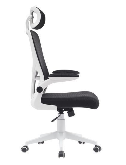 Кресло офисное TopChairs Airone белый с черной сеткой