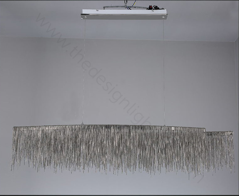 Pendant design lamp Waterfall  L100 (Silver)