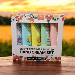 Jigott Perfume Assorted Hand Cream Set of 5, 50ml Подарочный набор парфюмированных кремов для рук