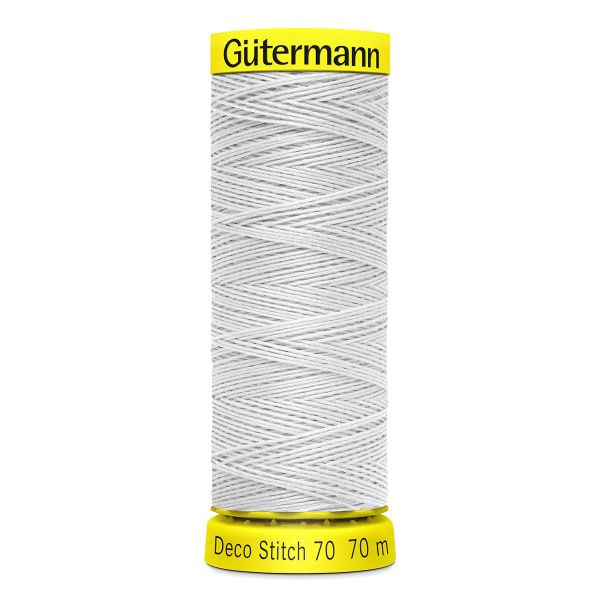 Нитки отделочные Gutermann Deco Stitch 70 (70 метров), 5 кат. | 008 суровый