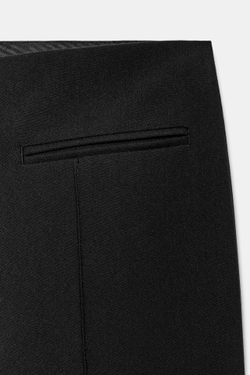 ZARA БРЮКИ КАПРИ - ZW COLLECTION, ЧЕРНЫЙ
