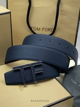 Ремень тёмно-синий от Tom Ford BP5-590233