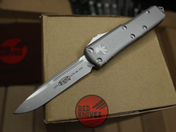 Нож Microtech UTX-85 A+++ Standard S/E - рукоять серая, стандартный апокалиптик клинок
