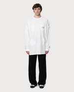 MM6 MAISON MARGIELA ЛОНГСЛИВ С КАРМАНАМИ МУЖСКОЙ БЕЛЫЙ