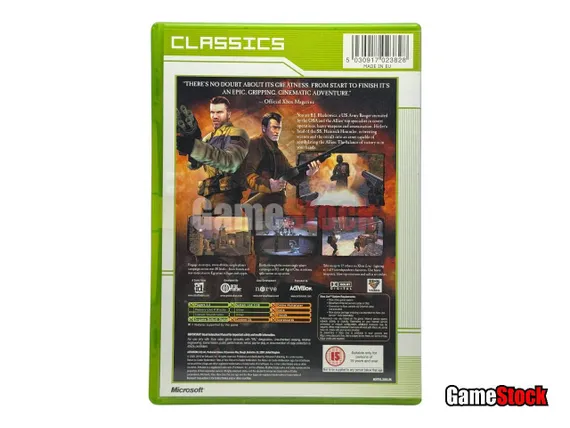 Xbox Original Return to Castle Wolfenstein: Tides of War (Б/У, Английская версия)