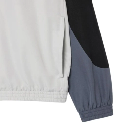 Мужская теннисная куртка Lacoste Sport Colour-Block Track - grey/black