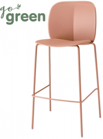 Стул пластиковый полубарный Mentha Go Green