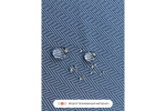 Скатерть Home One Herringbone, 150х213, полиэстер, темно-синий