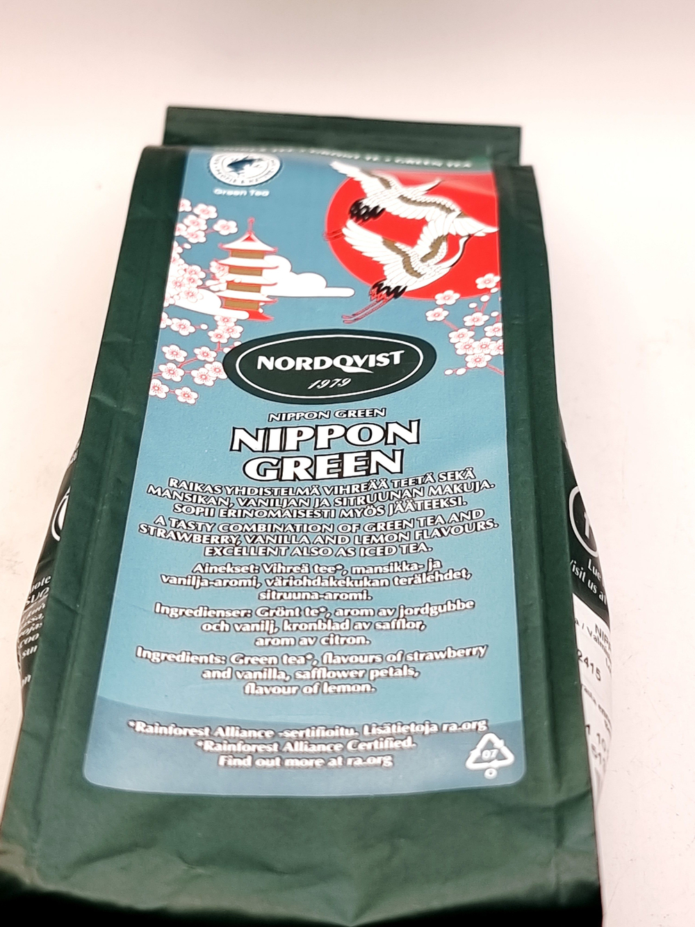 Чай зеленый листовой Nordqvist Nippon Green 100 г (из Финляндии)