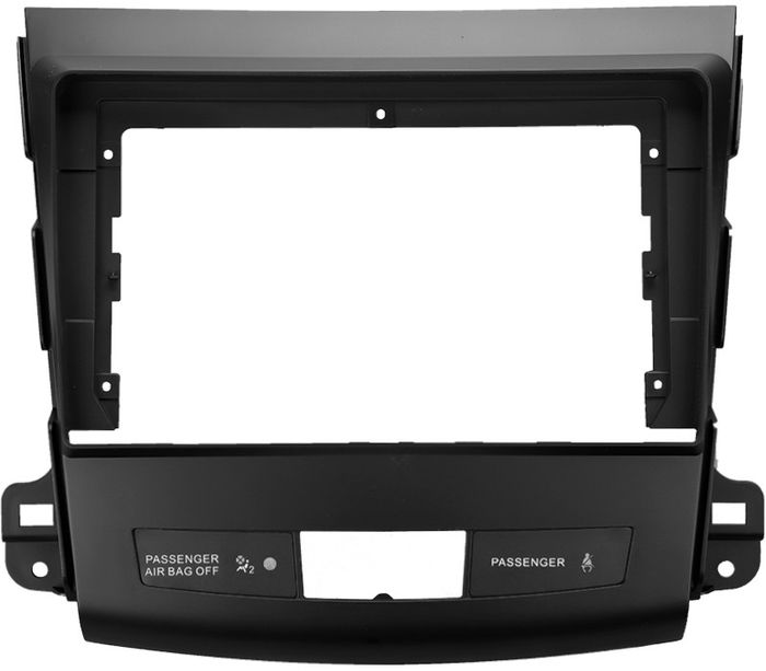 Магнитола для Mitsubishi Outlander XL, Peugeot 4007, Citroen C-Crosser (Rockford, рамка гладкая) - Teyes CC3L монитор 9" IPS на Android 10, CarPlay, 4G SIM-слот