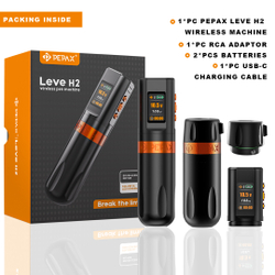 Тату машинка Pepax Leve H2 Black - 3,5mm stroke