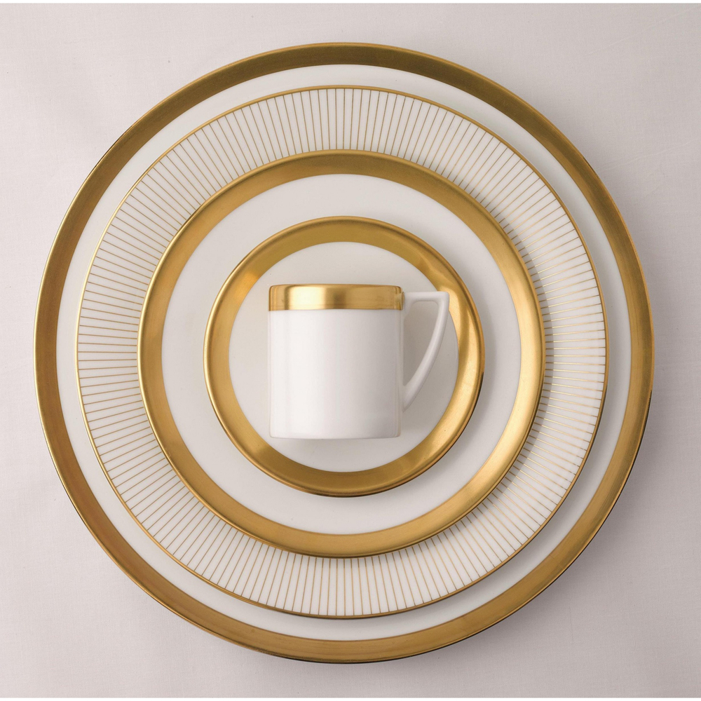 Wedgwood Тарелка для завтрака Jasper Conran Gold 23 см 40000211