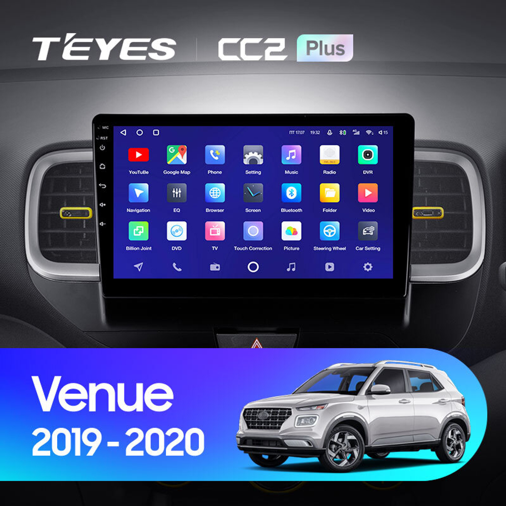 Teyes CC2 Plus 9" для Hyundai Venue 2019-2020