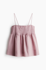 Топ из рами на бретелях - H&M
