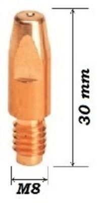 Наконечник Cu-E М8х30х1,6