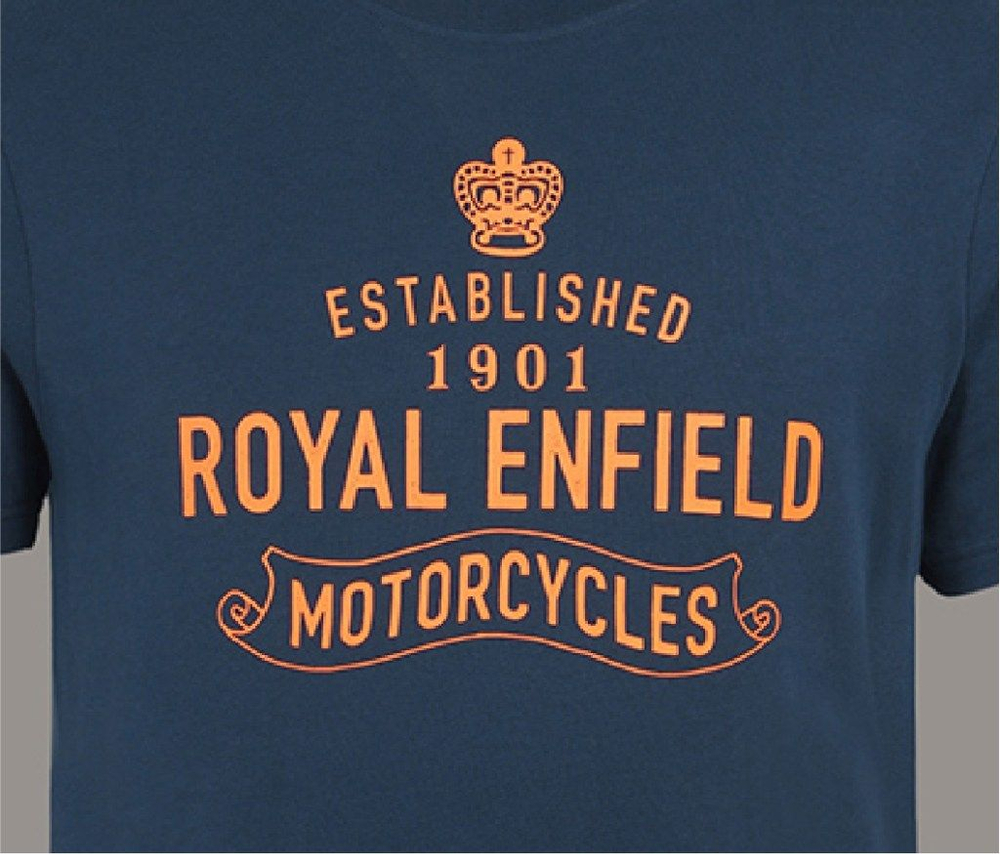 Футболка Royal Enfield RE Crown Graphic T-Shirt Navy