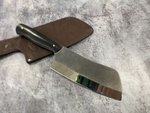 Кухонная тяпка-2, сталь N690, рукоять G10 (глянцевая рукоять)