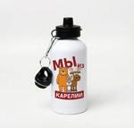 Металлическая бутылка «Карелия», 400 мл (в ассортименте)