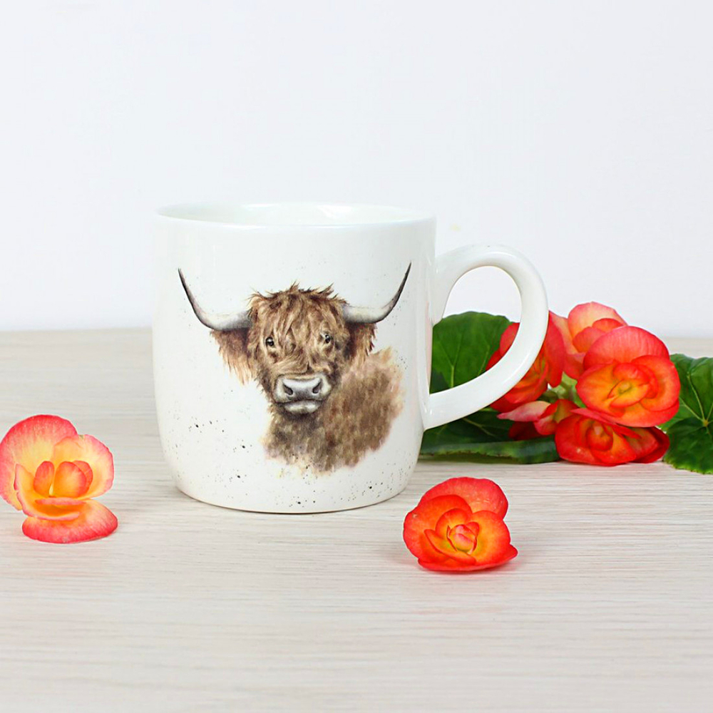 Royal Worcester Кружка Wrendale Designs 310 мл Highland Cow MMMT5629-XT