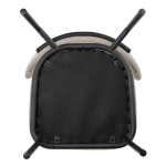 Стул Bradex Home Lucas 2 латте шенилл с чёрными ножками