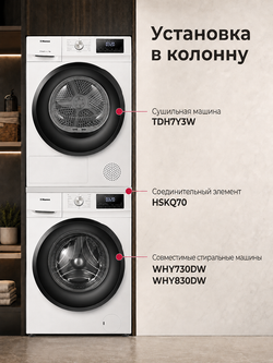 Соединительный элемент HSKQ70 для сушильных и стиральных машин Hansa.