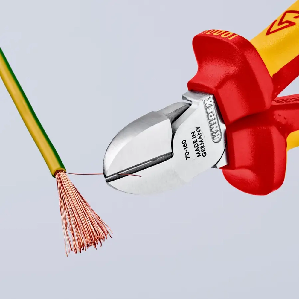 Кусачки боковые хромированные 160 мм Knipex 70 06 160 SB