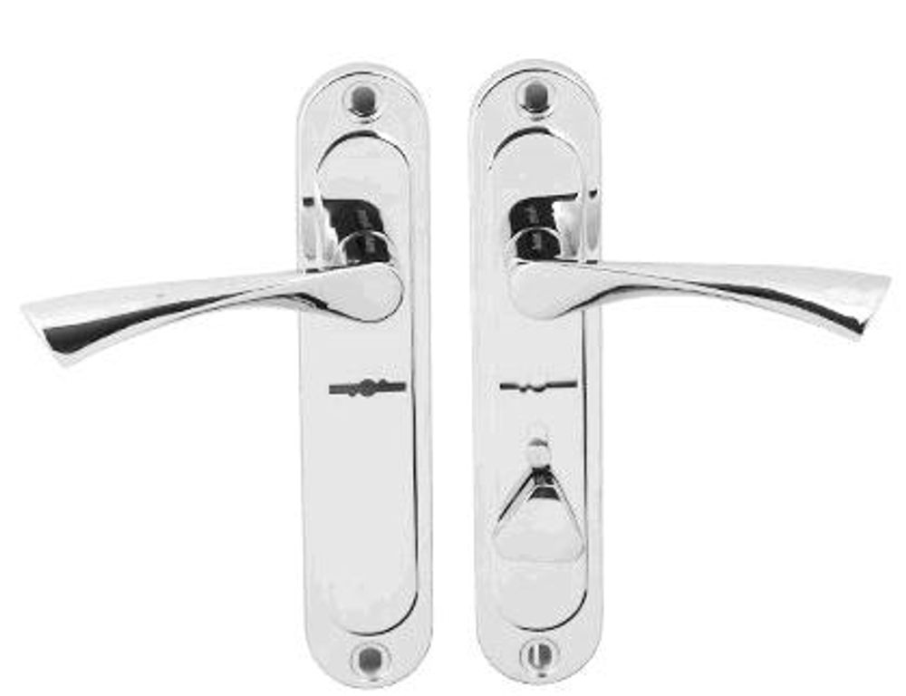Ручки комплект AVERS HP-42.0123-S-C-CR-L левые под сувальдный ключ хром  /9918